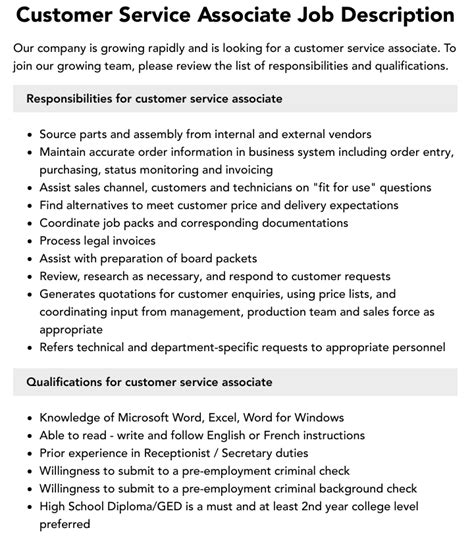 walgreens associate job description|Walgreens Customer Service Associate Job Description & Salary